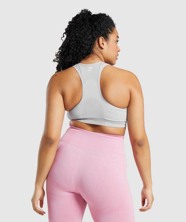Damske Športové Podprsenky Gymshark Vital Seamless 2.0 Svetlo Siva | IG2406518